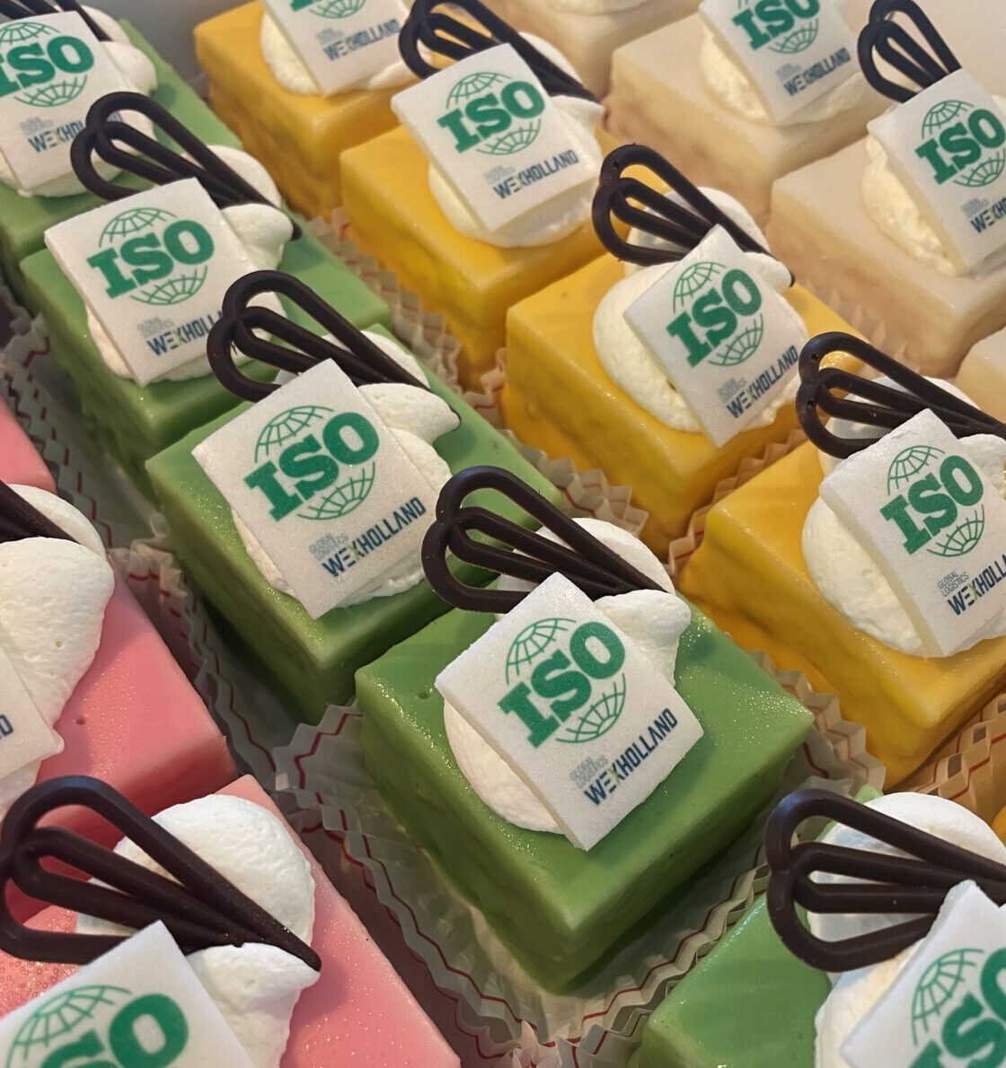 ISO versierde taartjes van Wex Holland