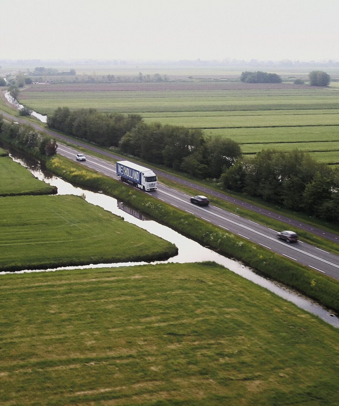 Wegtransport geregeld door Wex Holland met een vrachtauto