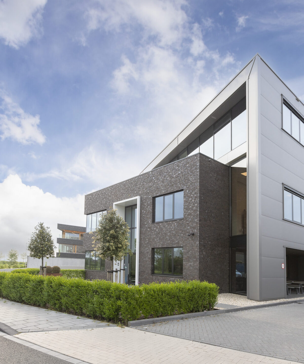 Zijkant van het Wex Holland kantoor